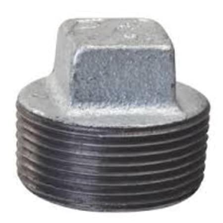 Ldr Industries 1.25 in. Import Square Head Galvanized Plugs 465012458